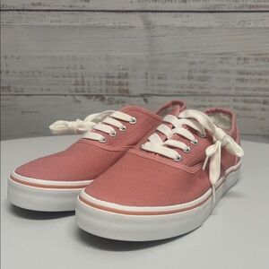 Never Worn! Women's Pink Canvas Sneakers
